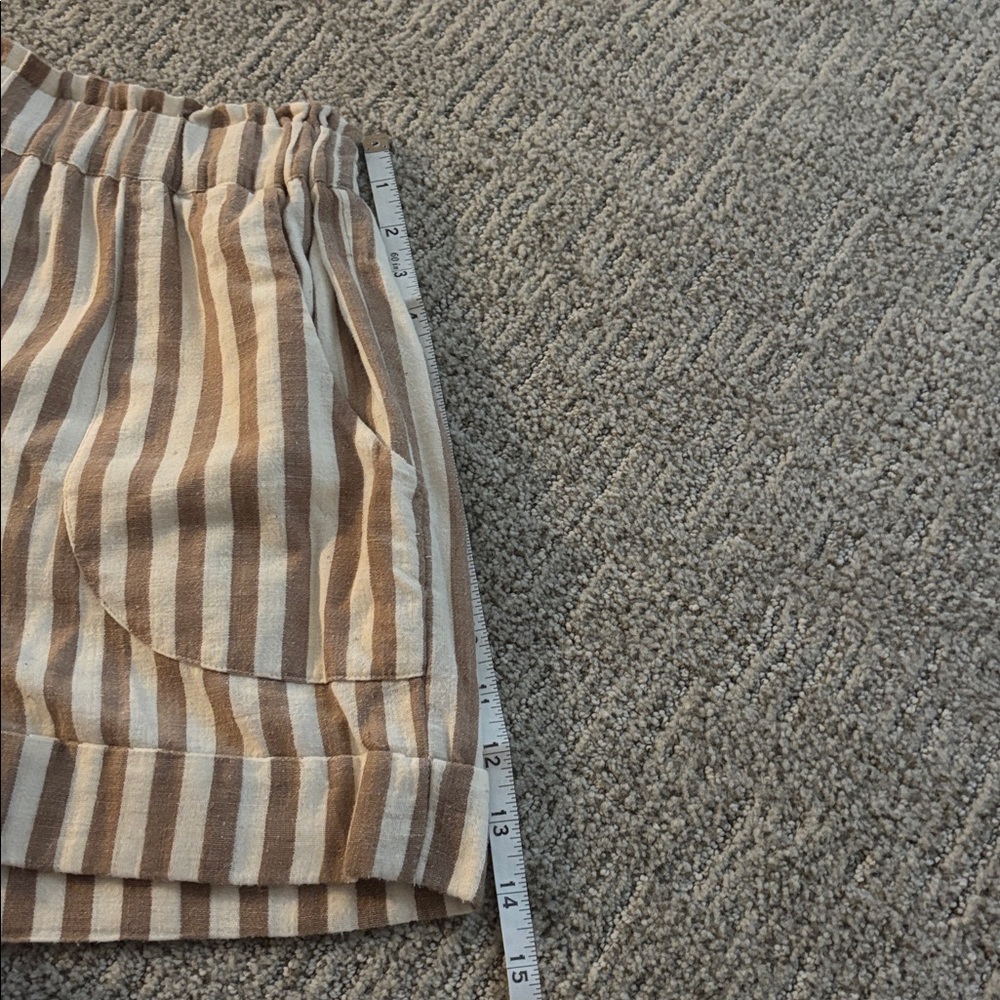 Striped Brown and White Women's Set - Picture 9 of 10